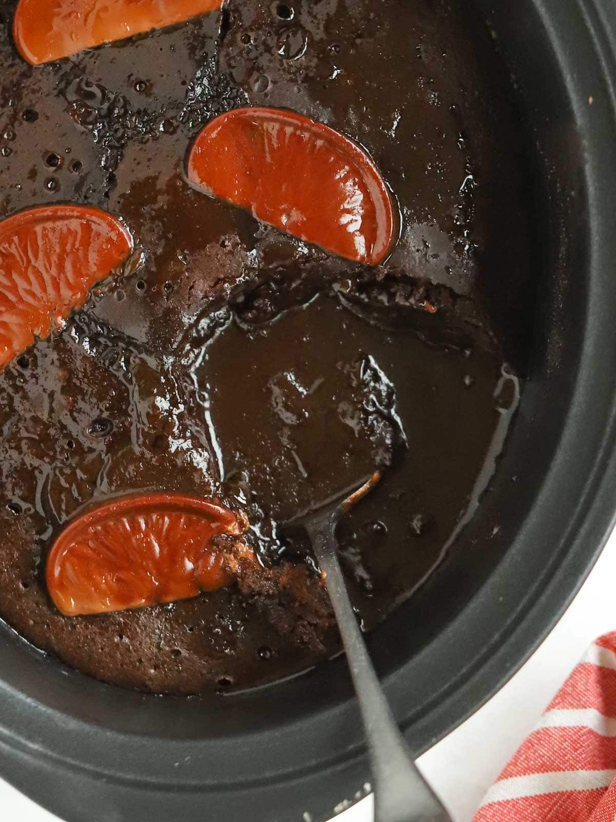 Slow Cooker Chocolate Orange Pudding