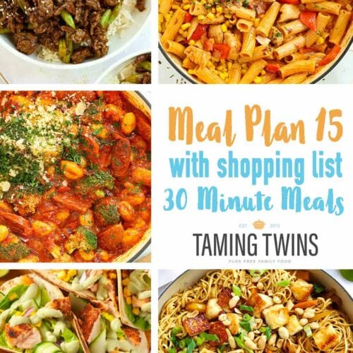 30 minute meals meal plan