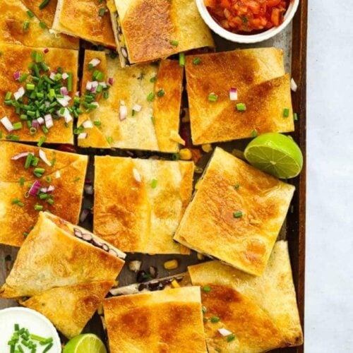 Sheet Pan Quesadilla – Chloe's Tray