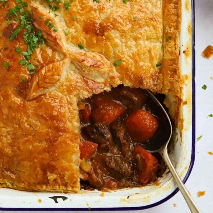 image of Really Easy Steak Pie recipe by Taming Twins