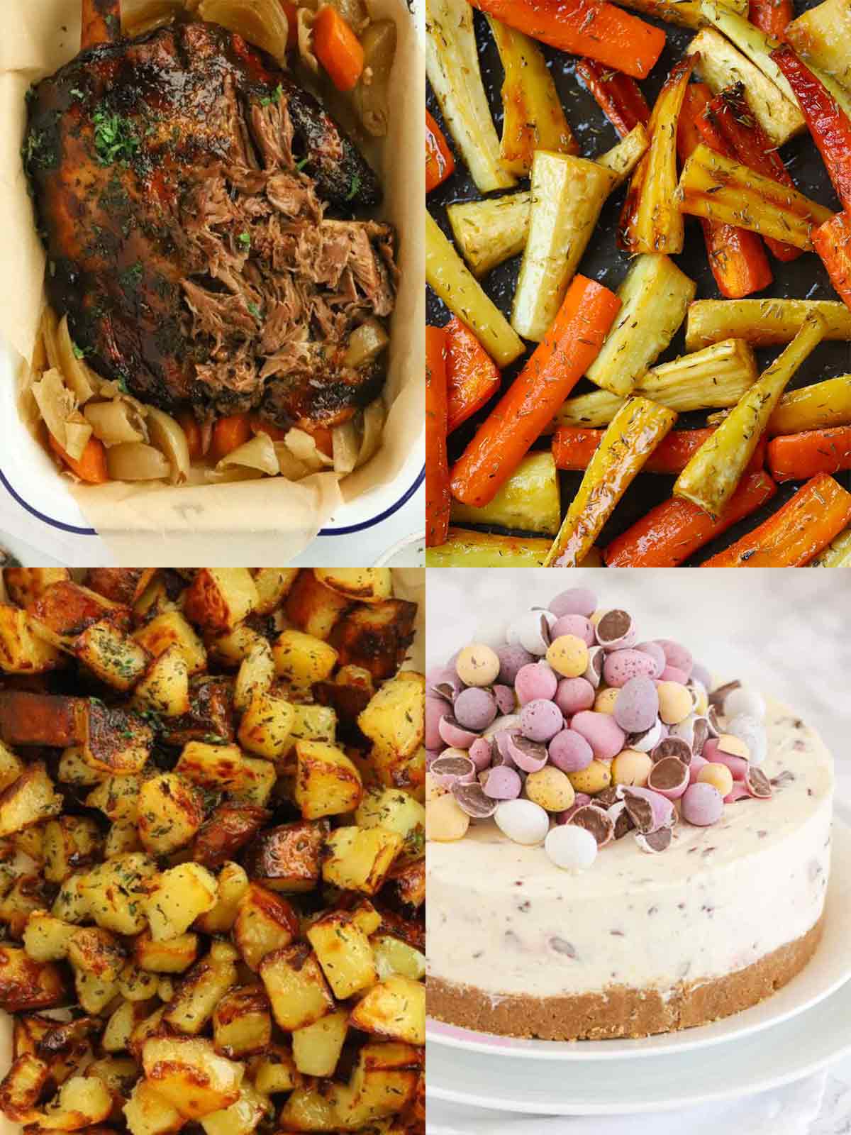 Easter Meal Plan Collage