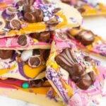 Slabs of Easter Bark with toppings.