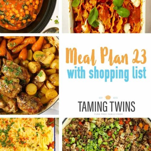 meal plan 23 recipes