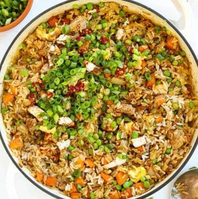Chicken Fried Rice {Easy Fakeaway}