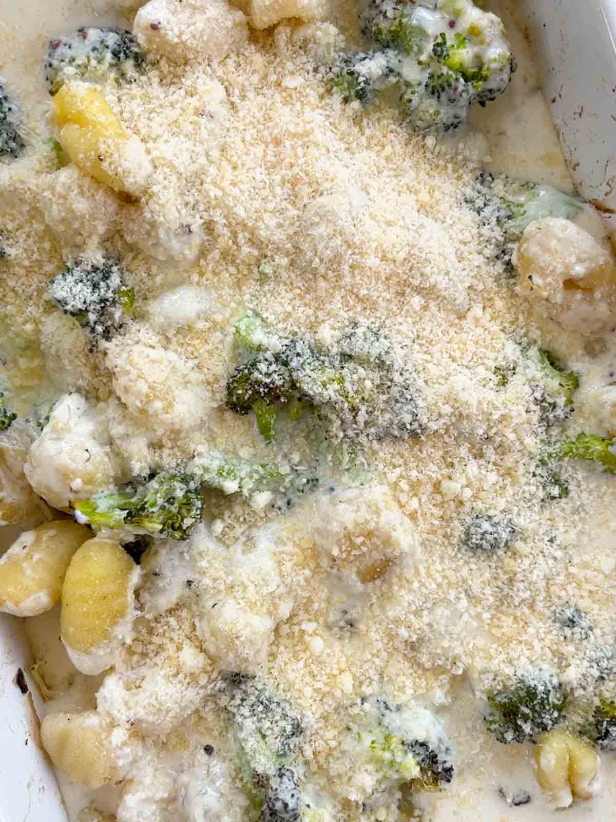 How to make baked gnocchi with cheese and broccoli step 4
