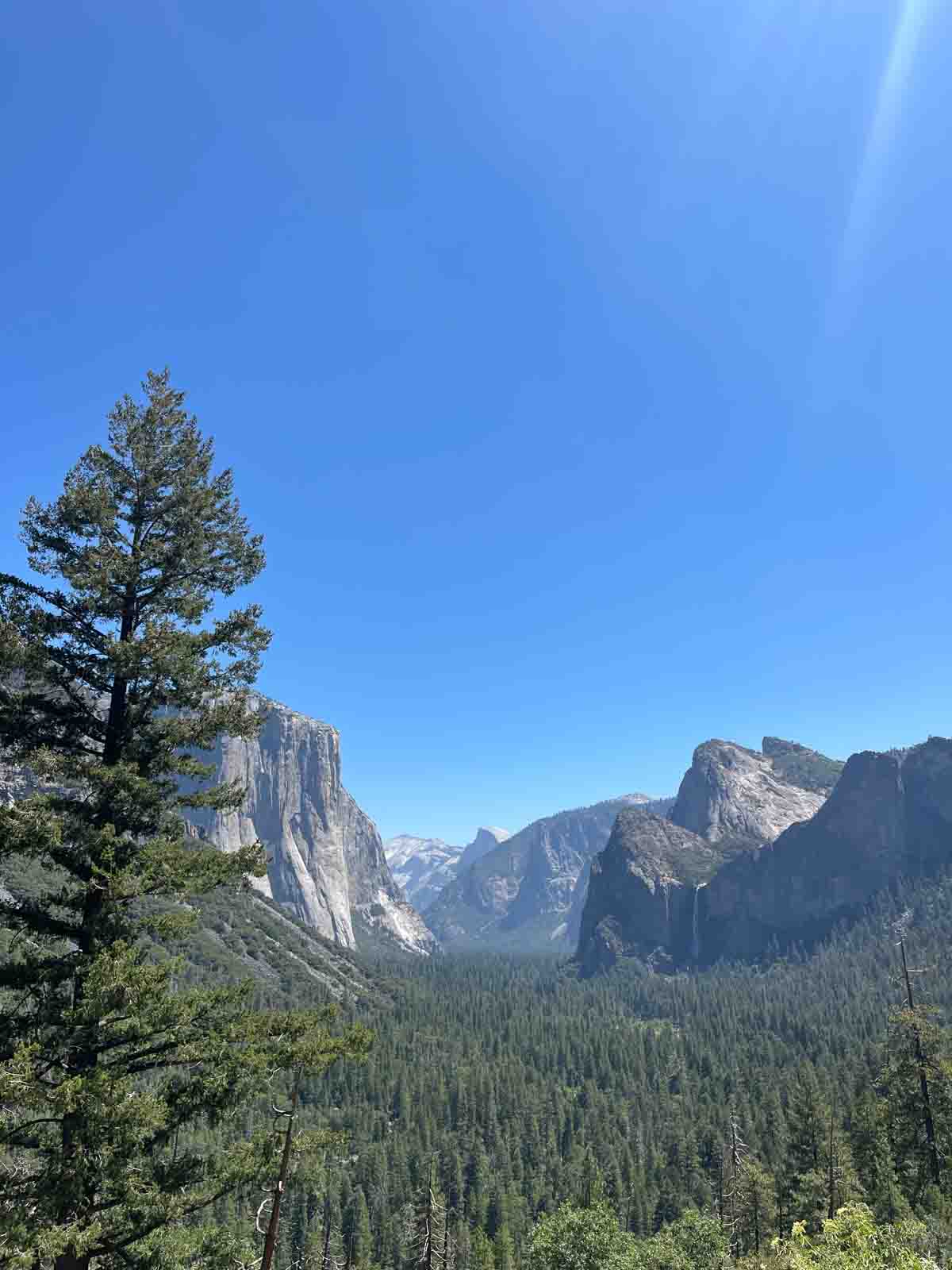Yosemite waterfall views.