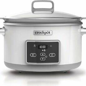 A Crockpot DuraCeramic Slow Cooker for a review of the best slow cookers.