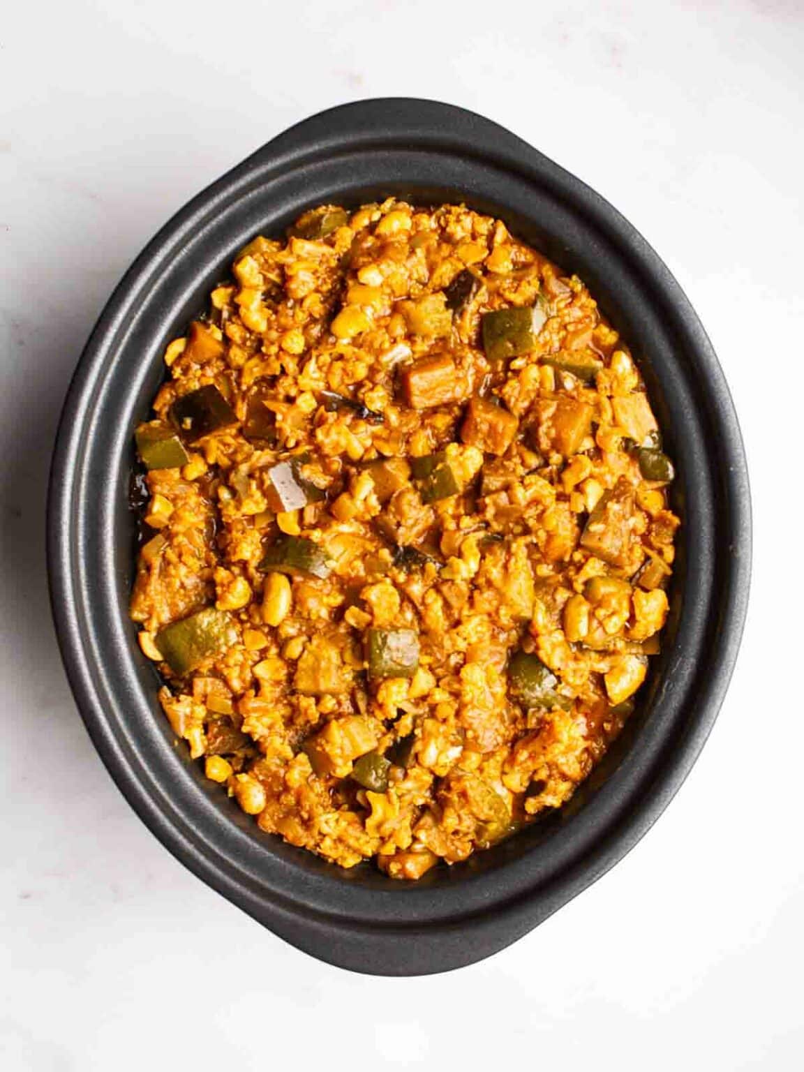 Slow Cooker Vegetable Curry SO Easy!