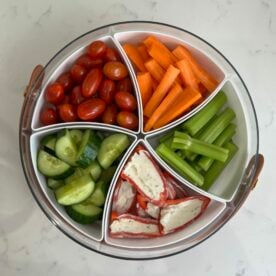 Large 5 Section Snack Tray