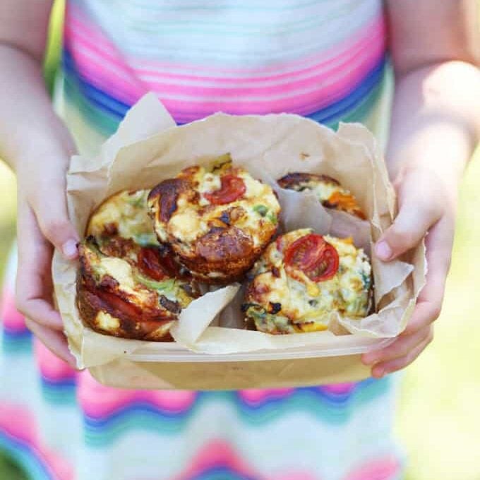 Mini Crustless Quiche Recipe