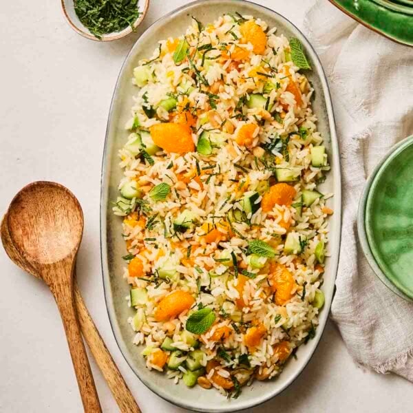 Rice Salad {with Nutty Zesty Dressing}